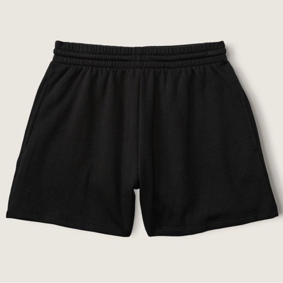 NWT PINK High Waist CAMPUS Sweat Shorts SMALL - Picture 3 of 7